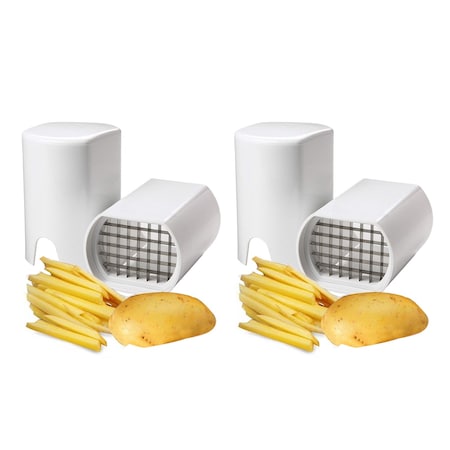 1947Kitchen French Fries, Fruit, Vegetable Cutter and Dicer Tool, 2PK TI-EPIFFS-2PK